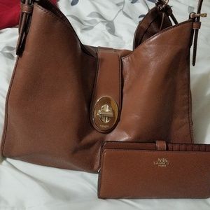 Coach handbag and wallet